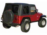 Complete Top for steel doors, Tinted Windows, Black Diamond (97-06 Jeep Wrangler TJ)