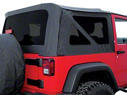 Premium Replacement Soft Top with Tinted Windows; Black Diamond (07-09 Jeep Wrangler JK 2-Door)