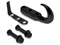 Tow Hook Kit; Black (76-95 Jeep CJ5, CJ7 & Wrangler YJ)