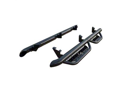 Ranch Hand Legend Series Cab Length Side Step Bars; Gloss Black (10-24 4Runner, Excluding Limited)