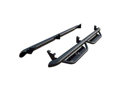 Ranch Hand Legend Series Cab Length Side Step Bars; Gloss Black (05-23 Tacoma Double Cab)