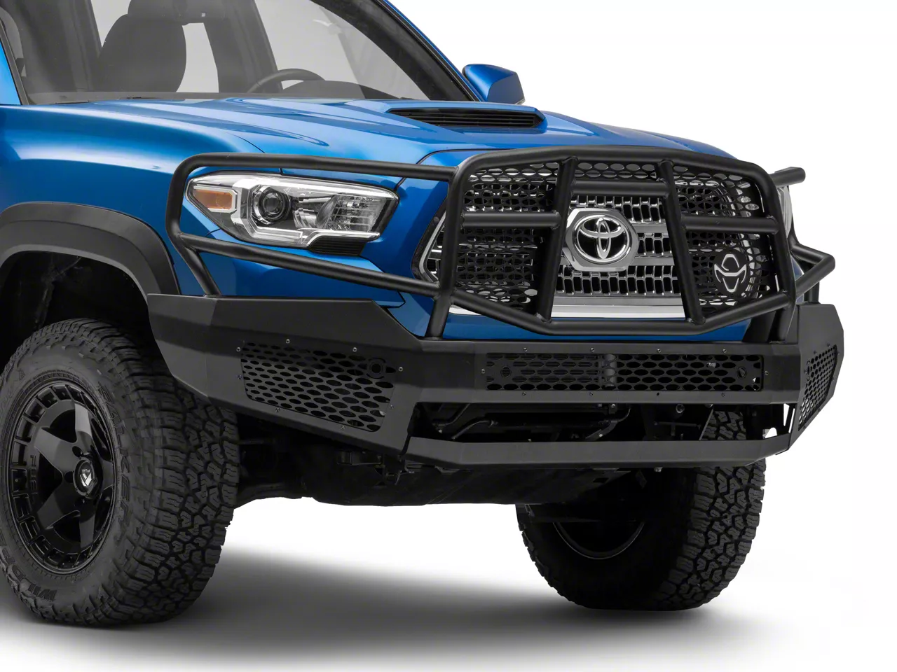 Ranch Hand Midnight Series Front Bumper with Grille Guard (16-23 Tacoma)