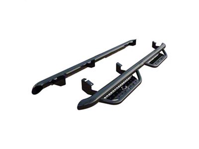 Ranch Hand Legend Series Cab Length Side Step Bars; Gloss Black (07-21 Tundra Double Cab)