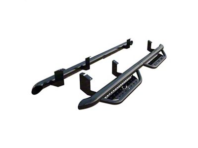 Ranch Hand Legend Series Cab Length Side Step Bars; Gloss Black (22-25 Tundra CrewMax)