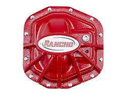Rancho rockGEAR Dana 44 Rear Differential Cover; Red (21-25 Bronco)