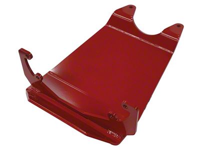 Rancho rockGEAR Rear Differential Skid Plate; Red (21-25 Bronco)