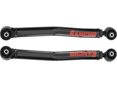 Rancho Adjustable Front Lower Control Arms for 0 to 4.50-Inch Lift (18-25 Jeep Wrangler JL)