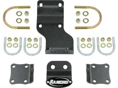 Rancho Dual Steering Stabilizer Bracket (07-25 Jeep Wrangler JK & JL)