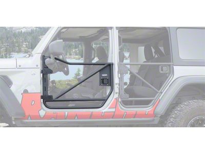 Rancho rockGEAR Tube Doors; Front (18-25 Jeep Wrangler JL)