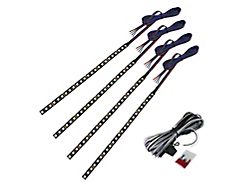 Raptor Series 10-Inch LED Light Stripes; RGB (Universal; Some Adaptation May Be Required)