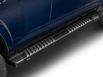 Raptor Series 6-Inch OEM Style Slide Track Running Boards; Black Textured (10-24 4Runner, Excluding Limited, Nightshade, TRD Sport, Venture)