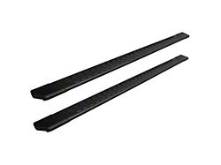 Raptor Series 5-Inch OEM Style Full Tread Slide Track Running Boards; Black Textured (05-21 Frontier Crew Cab)