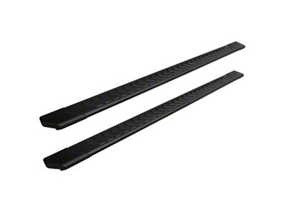 Raptor Series 5-Inch OEM Style Full Tread Slide Track Running Boards; Black Textured (24-25 Tacoma XtraCab)