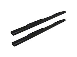 Raptor Series 5-Inch Oval Style Slide Track Running Boards; Black Textured (05-23 Tacoma Access Cab)