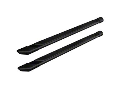 Raptor Series 5-Inch Tread Step Slide Track Running Boards; Black Textured (24-25 Tacoma Double Cab)