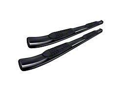 Raptor Series 5-Inch OE Style Curved Oval Side Step Bars; Black (17-19 Titan XD King Cab)