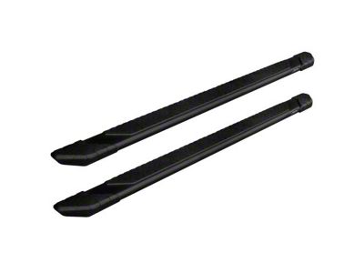 Raptor Series 5-Inch Tread Step Slide Track Running Boards; Black Textured (22-25 Tundra CrewMax)