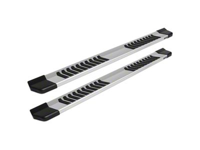 Raptor Series 6-Inch OEM Style Slide Track Running Boards; Brushed Aluminum (07-21 Tundra Double Cab)