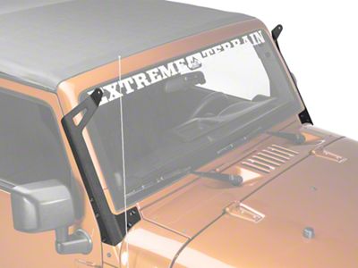 Raxiom 50-Inch LED Light Bar Windshield Mount (07-18 Jeep Wrangler JK)