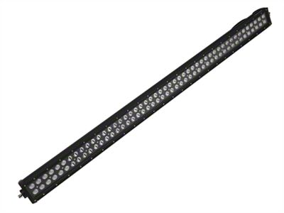 Raxiom 50-Inch Straight Dual Row LED Light Bar; Flood/Spot Combo Beam (07-18 Jeep Wrangler JK)