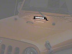 Raxiom 8-Inch Super Slim Single Row LED Light Bar; Spot/Spread Combo Beam (Universal; Some Adaptation May Be Required)