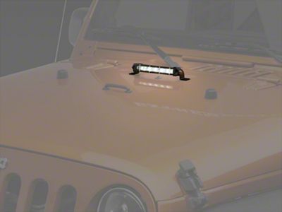 Raxiom 8-Inch Super Slim Single Row LED Light Bar; Spot/Spread Combo Beam (Universal; Some Adaptation May Be Required)