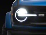 Raxiom LDS Series LED Headlights; Black Housing; Clear Lens (21-26 Bronco)