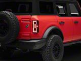 Raxiom LDS Series LED Tail Lights Black Housing; Clear Lens (21-26 Bronco w/ Factory Halogen Tail Lights)