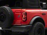Raxiom LDS Series LED Tail Lights Black Housing; Smoked Lens (21-26 Bronco w/ Factory Halogen Tail Lights)