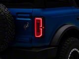 Raxiom Sequential LED Tail Lights; Red Housing; Clear Lens (21-25 Bronco w/ Factory Halogen Tail Lights)