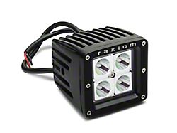 Raxiom 3-Inch Square 4-LED Off Road Light; Spot Beam (Universal; Some Adaptation May Be Required)
