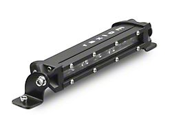 Raxiom 8-Inch Super Slim Single Row LED Light Bar; Spot/Spread Combo Beam (Universal; Some Adaptation May Be Required)