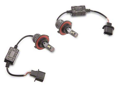 Raxiom Axial Series 4300K LED Headlight Bulbs; H13 (20-25 Jeep Gladiator JT Overland, Sport)