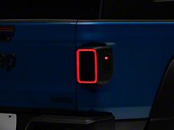 Raxiom LED Tail Lights; Black Housing; Smoked Lens (20-24 Jeep Gladiator JT w/ Factory Halogen Tail Lights)