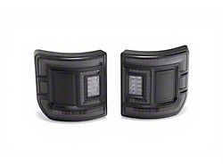 Raxiom Super Slim LED Tail Lights; Black Housing; Clear Lens (20-26 Jeep Gladiator JT w/ Factory Halogen Tail Lights)