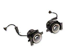 Raxiom V2 LED Switchback Fog Lights with Amber Turn Signal and Halo Rings (20-25 Jeep Gladiator JT)