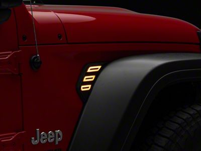 Raxiom Axial Series LED Fender Lights with Turn Signal Function (18-25 Jeep Wrangler JL)