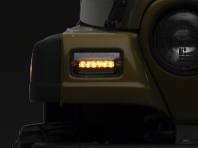 Raxiom Axial Series LED Sequential Cornering Lights; Clear (97-06 Jeep Wrangler TJ)