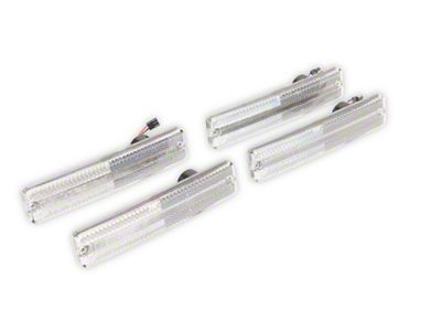 Raxiom Axial Series LED Side Marker Lamps; Front and Rear (76-86 Jeep CJ7)