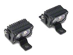 Raxiom Cowl Mounted LED Light Kit with Brackets; White LED; Clear Lens (18-26 Jeep Wrangler JL, Excluding Rubicon 392)