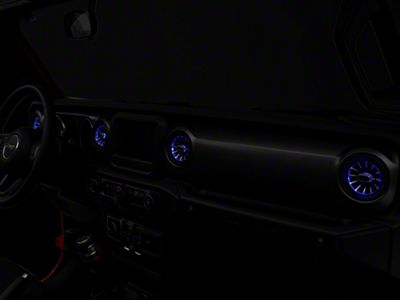 Raxiom LED Ambient Vent Lighting Kit (18-25 Jeep Wrangler JL)