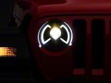 Raxiom LED Projector Headlights; Black Housing; Clear Lens (18-25 Jeep Wrangler JL)