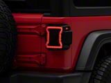Raxiom LED Tail Lights; Red Housing; Smoked Lens (18-26 Jeep Wrangler JL w/ Factory Halogen Tail Lights & w/o Blind Spot Detection)