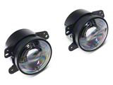 Raxiom V2 LED Fog Lights with Amber Turn Signals (07-18 Jeep Wrangler JK)