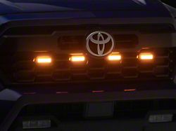 Raxiom Amber LED Grille Light; Clear Lens (24-26 Tacoma Pre Runner, TRD Off-Road, TRD Sport)