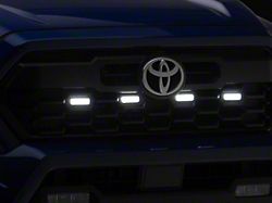 Raxiom White LED Grille Light; Smoked Lens (24-26 Tacoma Pre Runner, TRD Off-Road, TRD Sport)