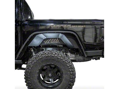 Reaper Off-Road Rear Fender Liners; Uncoated (20-25 Jeep Gladiator JT)