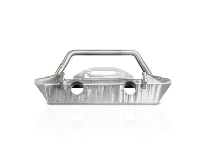 Reaper Off-Road Immortal Series Stubby Front Bumper; Raw Stainless Steel (20-25 Jeep Gladiator JT)