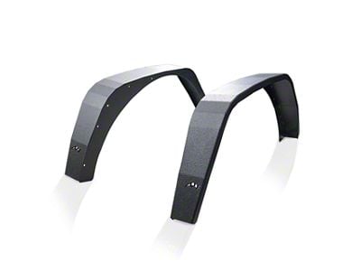 Reaper Off-Road Gravestone J6 Rear Fender Flares; Textured Black (18-25 Jeep Wrangler JL)