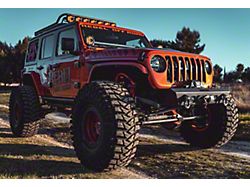 Rebel Off Road Summit Series Front Bumper; Textured Black (07-18 Jeep Wrangler JK)